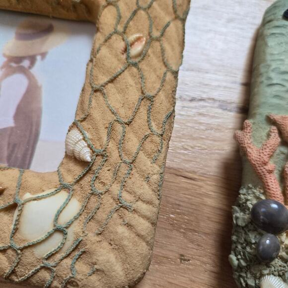Fancy Frames 1995 Under Water Beach Themed Photo Frames Fish Shells Sand Coastal - Picture 4 of 12